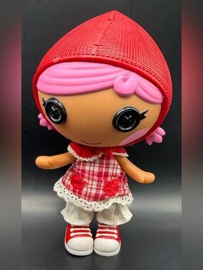 Lalaloopsy- Littles,‎ Red & Pink Cute Doll Figure with Checkered Dress